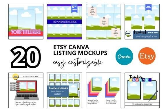 20 Teachers Pay Teachers Etsy Mockup: Elevate Your Digital Shop