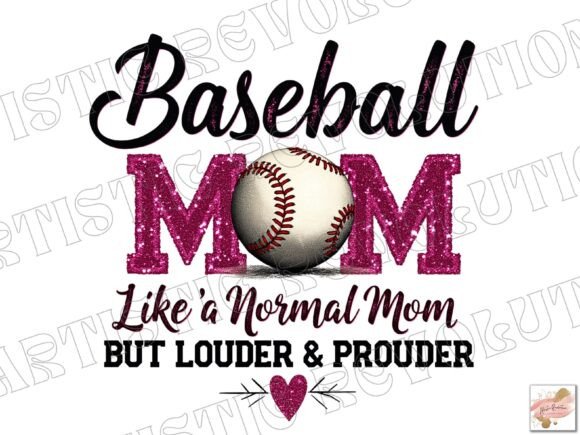 Baseball Mom PNG: Versatile Graphics for Creative Projects