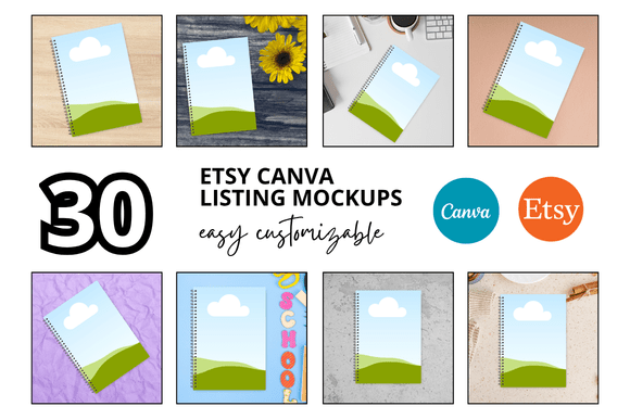 Elevate Your Etsy Shop: 30 Netbook Mockup Templates