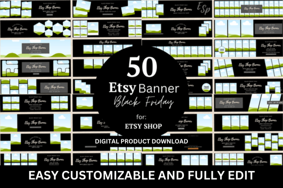 Elevate Your Etsy Shop with a Professional Banner Bundle