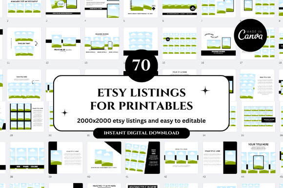 Elevate Your Etsy Shop with Professional Canva Mockup Templates