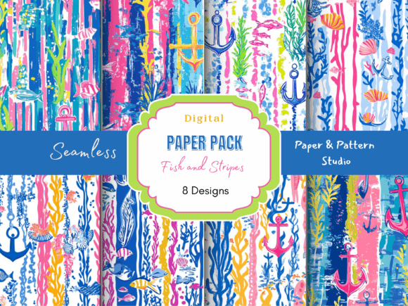 Fish with Stripes Seamless Pattern: A Guide for Modern Creatives