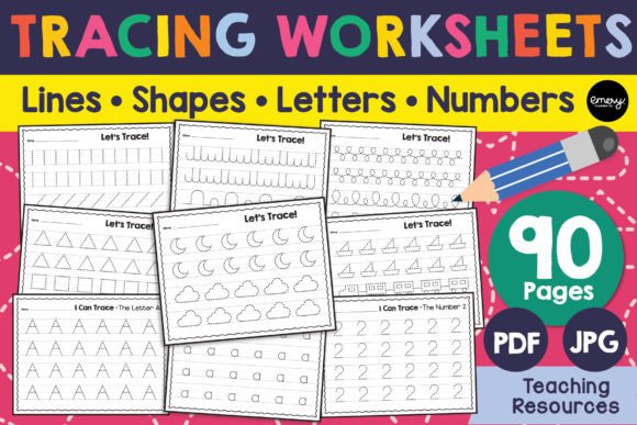 Mastering Pencil Control with Tracing Worksheets